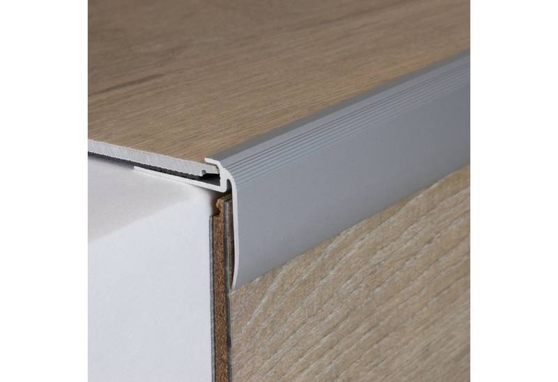PROVISTON Abschlussprofil Aluminium, 31 x 4.5 x 1000 mm, Silber, Einfass- & Abschlussprofile von PROVISTON