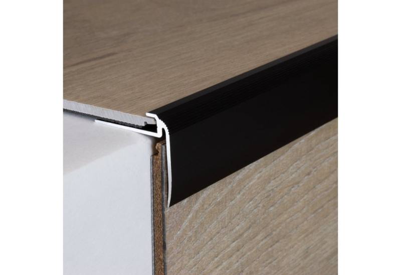 PROVISTON Abschlussprofil Aluminium, 31 x 4.5 x 2700 mm, Bronze Dunkel, Einfassprofil von PROVISTON