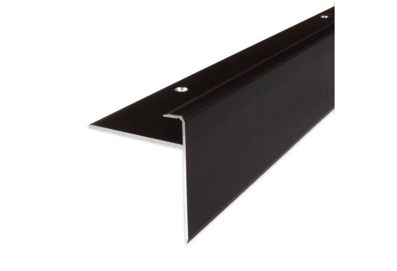 PROVISTON Abschlussprofil Aluminium, 50 x 10 x 2700 mm, Bronze Dunkel, Einfassprofile (1-St) von PROVISTON