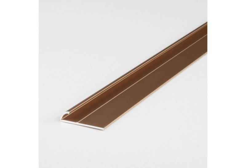 PROVISTON Abschlussprofil Aluminium, 6 x 4 x 2700 mm, Bronze Hell, Einfass Abschlussprofil (1-St) von PROVISTON