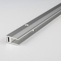 Proviston - Abschlussprofil Aluminium eloxiert Silber Breite 21 mm Höhe 7 - 15 mm Länge 1000 mm Gebohrt Einfassprofil Einschubprofil Abschlussleiste Proviston - Abschlussprofil Aluminium eloxiert Silber Breite 21 mm Höhe 7 - 15 mm Länge 1000 mm Gebohrt Einfassprofil Einschubprofil Abschlussleiste von PROVISTON