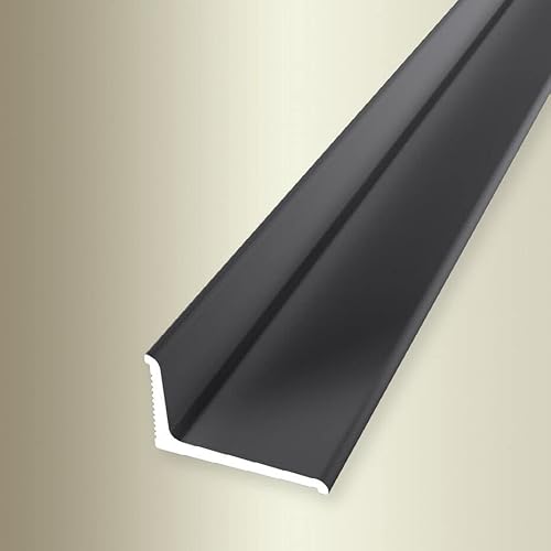 PROVISTON | Abschlussprofil | Breite: 18 mm | Höhe: 12 mm | Länge: 2700 mm | Aluminium Pulverbeschichtet | Wandabschlussprofil | Glatt | Drehbar | Grau Anthrazit Matt | Selbstklebend PROVISTON | Abschlussprofil | Breite: 18 mm | Höhe: 12 mm | Länge: 2700 mm | Aluminium Pulverbeschichtet | Wandabschlussprofil | Glatt | Drehbar | Grau Anthrazit Matt | Selbstklebend von PROVISTON
