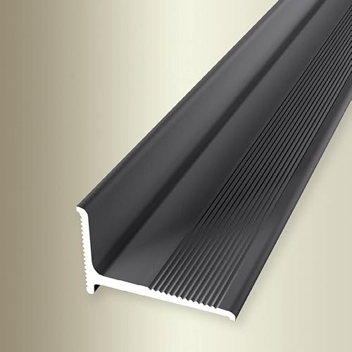PROVISTON | Abschlussprofil | Breite: 21 mm | Höhe: 2 mm | Länge: 2700 mm | Aluminium Pulverbeschichtet | Wandabschlussprofil | Gerillt | Grau Anthrazit Matt | Selbstklebend PROVISTON | Abschlussprofil | Breite: 21 mm | Höhe: 2 mm | Länge: 2700 mm | Aluminium Pulverbeschichtet | Wandabschlussprofil | Gerillt | Grau Anthrazit Matt | Selbstklebend von PROVISTON