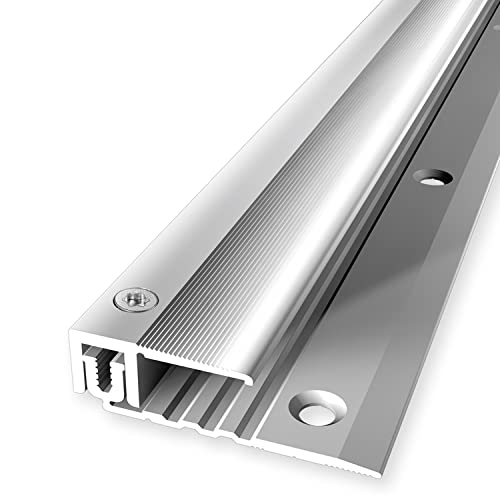 PROVISTON | Abschlussprofil | Parkettausgleich | Breite: 28 mm | Höhenausgleich: 6.5-16 mm | Länge: 2700 mm | Aluminiumprofil | Alu poliert | 1 Stück von PROVISTON