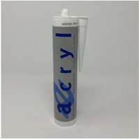 PROVISTON Acrylkartusche für Sockelleisten Einhomponentige Acryl - Dispersionsdichtungsmasse Weiß Überstreichbar 290 ml je Kartusche - Weiß von PROVISTON
