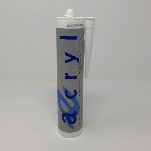 PROVISTON | Acrylkartusche für Sockelleisten | Einhomponentige Acryl - Dispersionsdichtungsmasse | Weiß | Überstreichbar | 290 ml je Kartusche PROVISTON | Acrylkartusche für Sockelleisten | Einhomponentige Acryl - Dispersionsdichtungsmasse | Weiß | Überstreichbar | 290 ml je Kartusche von PROVISTON