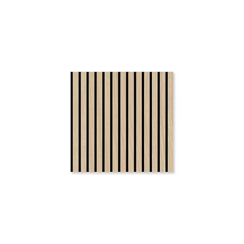 PROVISTON Akustik 3D Wandpaneele 520 x 520 x 10 mm Echtholz Eiche Braun Modulare Wandpaneele von PROVISTON