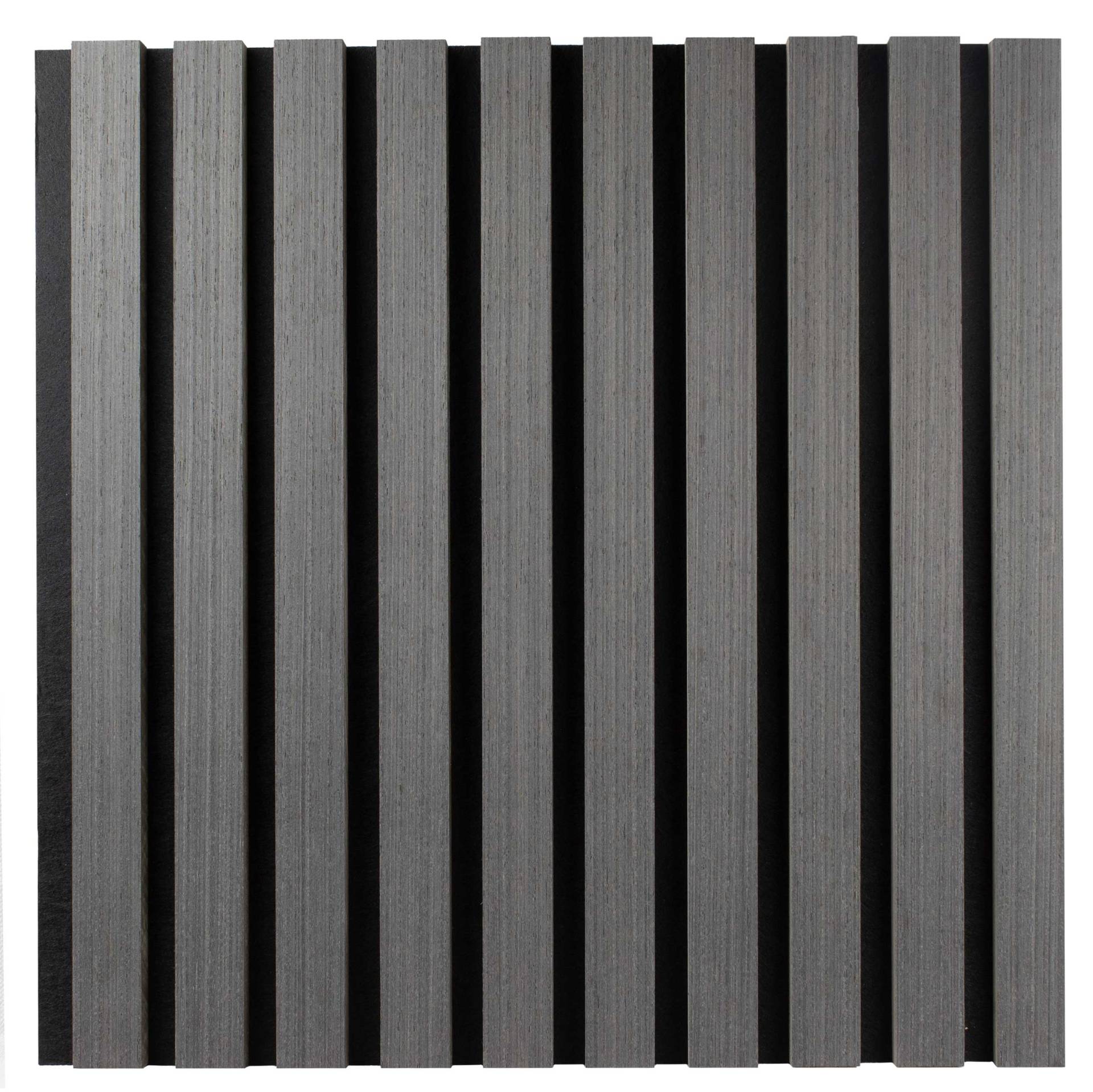 PROVISTON Akustik Wandpaneel 400 x 400 x 21 mm | Eiche dunkel MDF Akustik 3D Paneele von PROVISTON