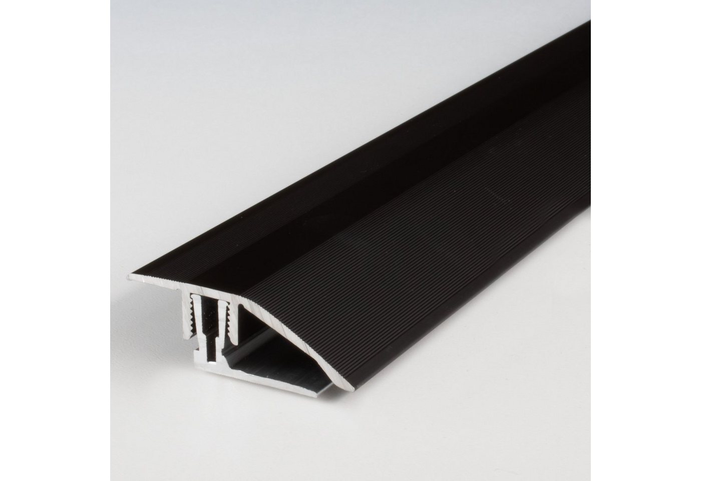 PROVISTON Anpassprofil Aluminium, 41 x 11 - 15 x 1000 mm, Bronze Dunkel, Anpassungsprofil von PROVISTON