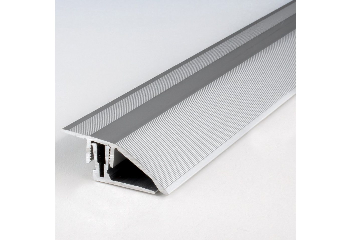 PROVISTON Anpassprofil Aluminium, 41 x 11 - 15 x 1000 mm, Silber, Höhen Anpassungsprofile von PROVISTON