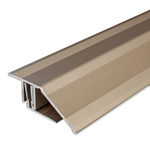 PROVISTON | Ausgleichsprofil | Aluminium | Bronze Hell | Breite 50.5 mm | Höhe 24 mm | Länge 2700 mm | Gebohrt | Klicksystem | Anpassungsprofil | Übergangsprofil | Bodenprofil | Metallprofil | 1 Stück PROVISTON | Ausgleichsprofil | Aluminium | Bronze Hell | Breite 50.5 mm | Höhe 24 mm | Länge 2700 mm | Gebohrt | Klicksystem | Anpassungsprofil | Übergangsprofil | Bodenprofil | Metallprofil | 1 Stück von PROVISTON