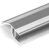 Proviston - bergangs- & Ausgleichsprofil Aluminium 50.5 x 24 x 1000 mm Silber Bodenprofil Metallprofil Übergangsschiene von PROVISTON