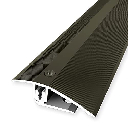 PROVISTON | Ausgleichsprofil flexibel | Parkettprofil | Breite: 51 mm | Höhenausgleich: 7-23 mm | Länge: 1000 mm | Aluminiumprofil | Bronze | 1 Stück PROVISTON | Ausgleichsprofil flexibel | Parkettprofil | Breite: 51 mm | Höhenausgleich: 7-23 mm | Länge: 1000 mm | Aluminiumprofil | Bronze | 1 Stück von PROVISTON