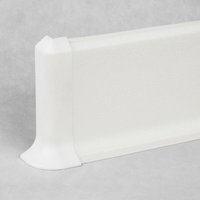 Aussenecke für Sockelleiste 12.8 x 60 mm Kunststoff Fußleiste Weiß - weiß - Proviston von PROVISTON