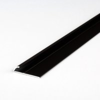 Proviston - Einfass- & Abschlussprofil Aluminium 6 x 4 x 1000 mm Bronze Dunkel Einschubprofil Abschlussleiste Bodenprofil von PROVISTON