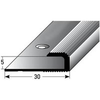 Proviston - Einfassprofil 30 x 5 x 1000 mm Aluminium eloxiert Abschlussprofil Silber Geriffelt Gebohrt Proviston - Einfassprofil 30 x 5 x 1000 mm Aluminium eloxiert Abschlussprofil Silber Geriffelt Gebohrt von PROVISTON