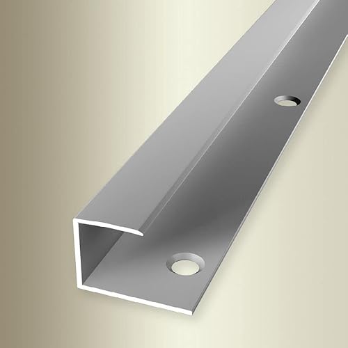 PROVISTON | Einfassprofil | Breite: 23 mm | Höhe: 14-15.5 mm | Länge: 2700 mm | Aluminium eloxiert | Glatt | Silber | Versenkt Gebohrt PROVISTON | Einfassprofil | Breite: 23 mm | Höhe: 14-15.5 mm | Länge: 2700 mm | Aluminium eloxiert | Glatt | Silber | Versenkt Gebohrt von PROVISTON