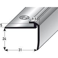Proviston - Einfass- & Abschlussprofil Aluminium 31 x 5 x 1000 mm Silber Einschubprofil Abschlussleiste Bodenprofil Proviston - Einfass- & Abschlussprofil Aluminium 31 x 5 x 1000 mm Silber Einschubprofil Abschlussleiste Bodenprofil von PROVISTON