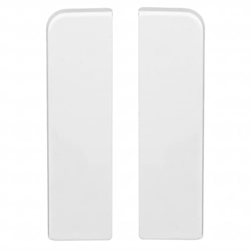 PROVISTON | Endkappen für MDF-Sockelleisten | 15 x 58 mm | Kunststoff | Weiß | Fußleisten Zubehör | 2 Stück PROVISTON | Endkappen für MDF-Sockelleisten | 15 x 58 mm | Kunststoff | Weiß | Fußleisten Zubehör | 2 Stück von PROVISTON