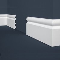Proviston - Sockelleiste Kunststoff Polystyrol 15 x 120 x 2000 mm Weiß Fußleiste Wohndekoration Proviston - Sockelleiste Kunststoff Polystyrol 15 x 120 x 2000 mm Weiß Fußleiste Wohndekoration von PROVISTON
