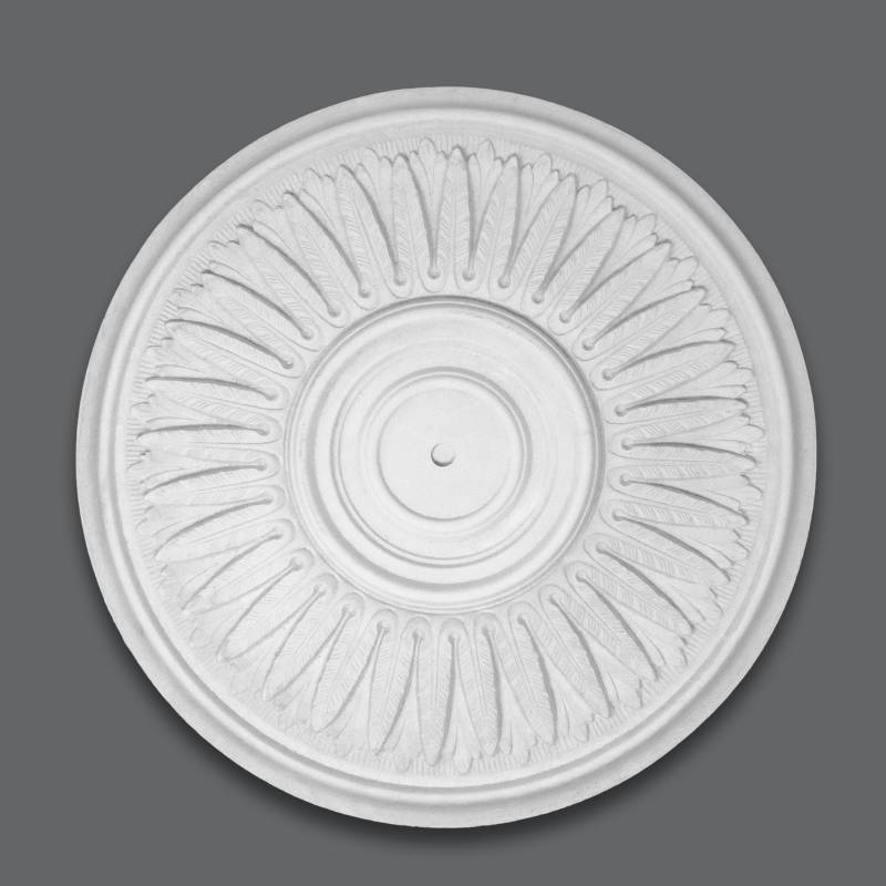 PROVISTON | Gips Rosette Cardiff | Echter Gipsstuck | Ø36cm | Stuckrosette von PROVISTON