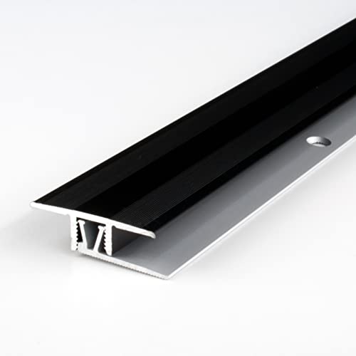 PROVISTON - Klick-Übergangsprofil - Aluminium eloxiert - Bronze Dunkel - Breite 33.5 mm - Höhe 7-10 mm - Länge 2700 mm - Gebohrt - Klicksystem - Übergangsschiene - Übergangsleiste - 1 Stück PROVISTON - Klick-Übergangsprofil - Aluminium eloxiert - Bronze Dunkel - Breite 33.5 mm - Höhe 7-10 mm - Länge 2700 mm - Gebohrt - Klicksystem - Übergangsschiene - Übergangsleiste - 1 Stück von PROVISTON