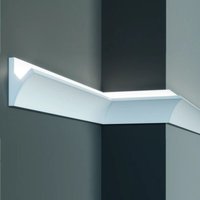 PROVISTON Lichtleiste XPS 100 x 60 x 1150 mm Weiß Indirekte Beleuchtung von PROVISTON