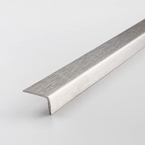PROVISTON | Mini-Winkelprofil | Edelstahl | Edelstahl matt | Breite 21 mm | Höhe 6 mm | Länge 2700 mm | Ungebohrt | Treppenkantenprofil | Treppenwinkel | Treppenkante | Kombiwinkel | 1 Stück PROVISTON | Mini-Winkelprofil | Edelstahl | Edelstahl matt | Breite 21 mm | Höhe 6 mm | Länge 2700 mm | Ungebohrt | Treppenkantenprofil | Treppenwinkel | Treppenkante | Kombiwinkel | 1 Stück von PROVISTON