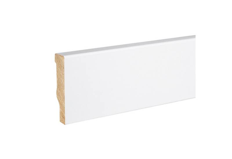 PROVISTON Sockelleiste 10 x 40 x 2500 mm Fußleiste MDF-Kern foliert Weiß by PROVISTON, L: 250 cm, Spar-Set, 5-St. PROVISTON Sockelleiste 10 x 40 x 2500 mm Fußleiste MDF-Kern foliert Weiß by PROVISTON, L: 250 cm, Spar-Set, 5-St. von PROVISTON