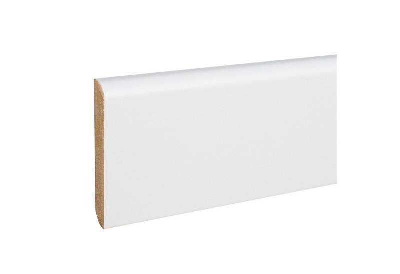 PROVISTON Sockelleiste 10 x 58 x 2500 mm Fußleiste MDF-Kern foliert Weiß by PROVISTON, L: 250 cm, Spar-Set, 10-St. PROVISTON Sockelleiste 10 x 58 x 2500 mm Fußleiste MDF-Kern foliert Weiß by PROVISTON, L: 250 cm, Spar-Set, 10-St. von PROVISTON