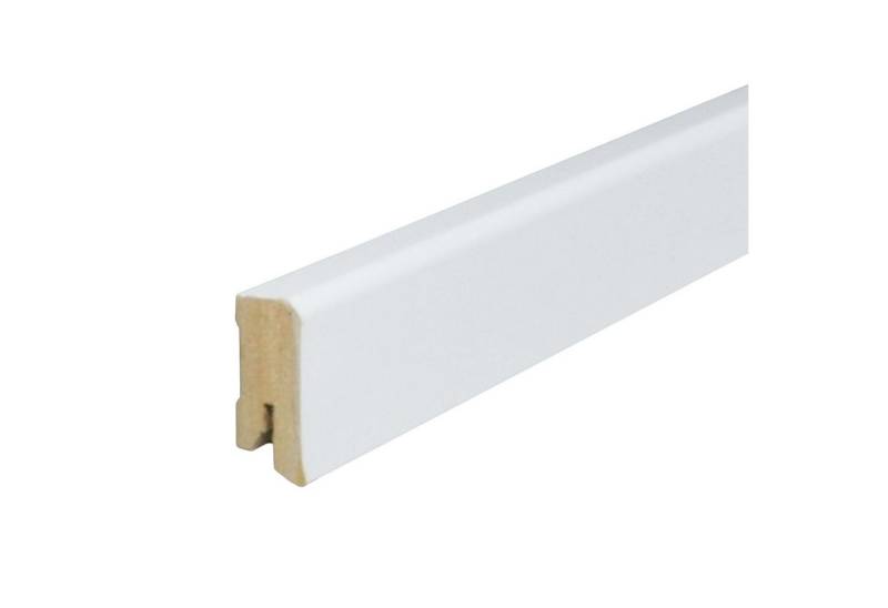 PROVISTON Sockelleiste 16 x 40 x 2500 mm Fußleiste MDF-Kern foliert Weiß by PROVISTON, L: 250 cm, Spar-Set, 10-St. PROVISTON Sockelleiste 16 x 40 x 2500 mm Fußleiste MDF-Kern foliert Weiß by PROVISTON, L: 250 cm, Spar-Set, 10-St. von PROVISTON