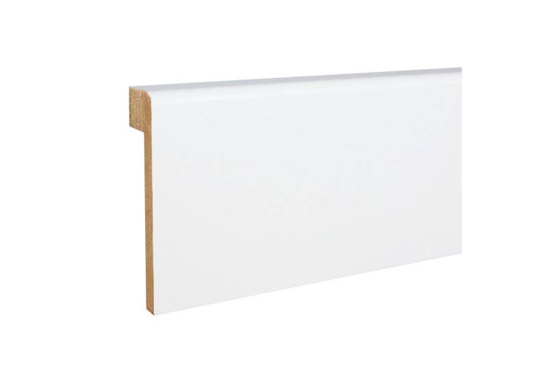 PROVISTON Sockelleiste 19 x 80 x 2500 mm Fliesenabdeckleiste Bis 65 mm Höhe MDF by PROVISTON, L: 250 cm, Spar-Set, 10-St. von PROVISTON