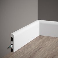 PROVISTON Sockelleiste 20 x 97 x 2000 mm Weiß Fußleiste Mit Kabelkanal Klassisch Hochwertig Robust Langlebig 1 Stück PROVISTON Sockelleiste 20 x 97 x 2000 mm Weiß Fußleiste Mit Kabelkanal Klassisch Hochwertig Robust Langlebig 1 Stück von PROVISTON