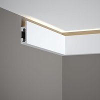 Proviston - Sockelleiste 25 x 80 x 2000 mm Polystyrol Fußleiste Weiß Proviston - Sockelleiste 25 x 80 x 2000 mm Polystyrol Fußleiste Weiß von PROVISTON