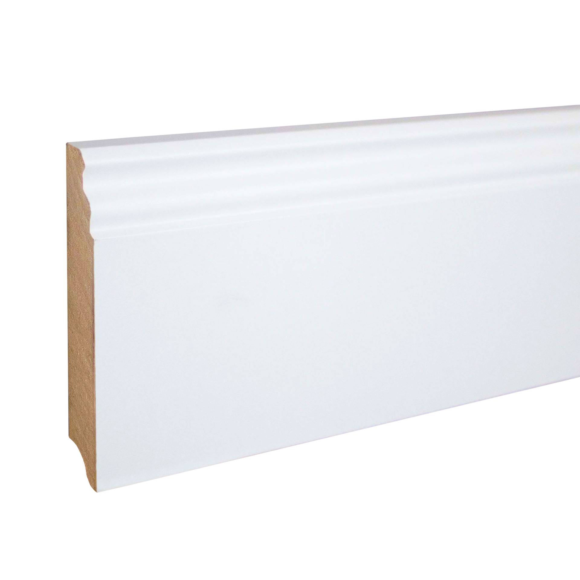 Sockelleiste Berliner Profil 16 x 100 x 2500 mm MDF foliert Weiß Klassisch by PROVISTON Sockelleiste Berliner Profil 16 x 100 x 2500 mm MDF foliert Weiß Klassisch by PROVISTON von PROVISTON