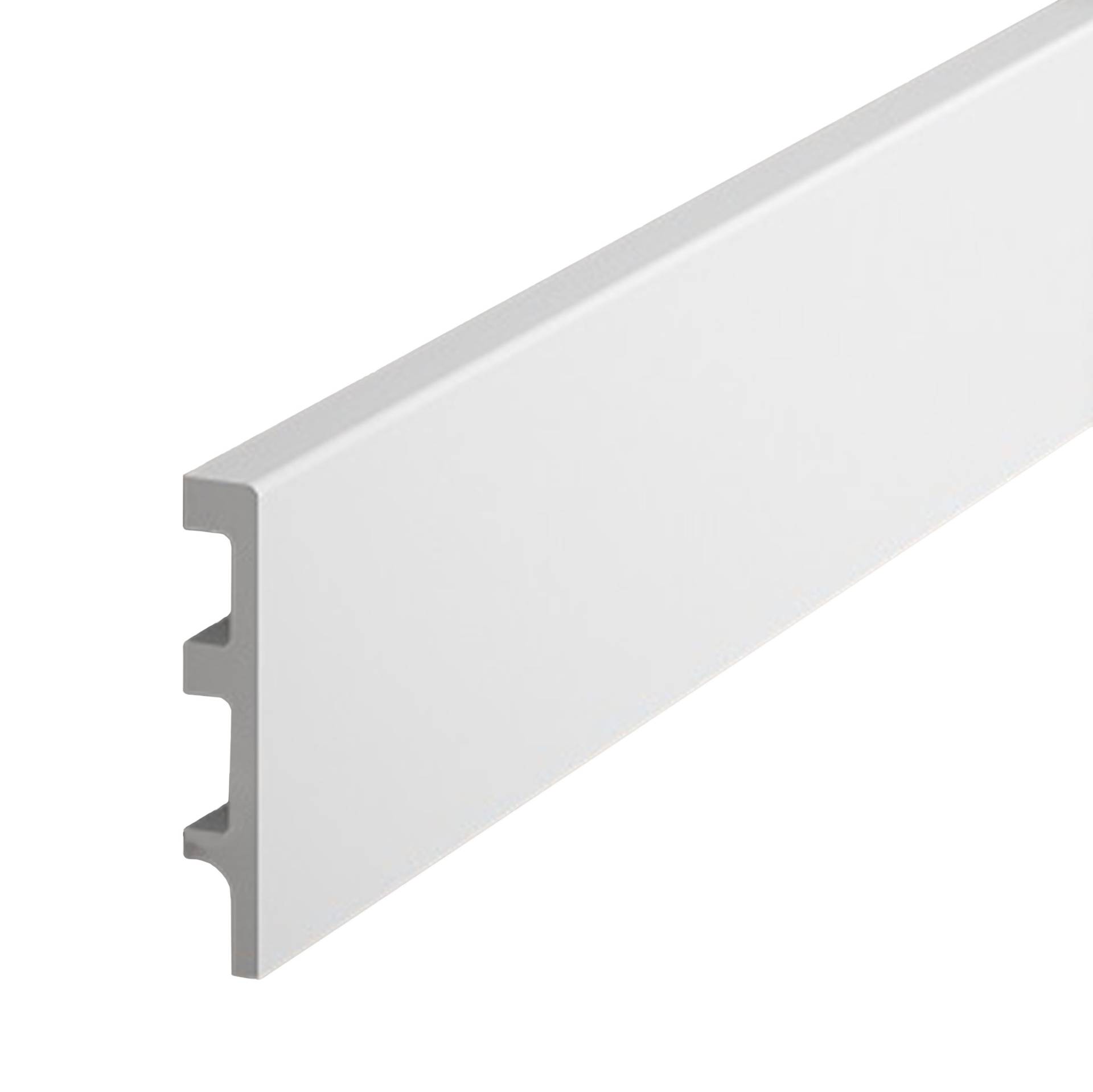 PROVISTON | Sockelleiste "NE014P" | 14 x 80 x 2000 mm | Satin Weiß | Fußleiste | Mit Kabelkanal PROVISTON | Sockelleiste "NE014P" | 14 x 80 x 2000 mm | Satin Weiß | Fußleiste | Mit Kabelkanal von PROVISTON