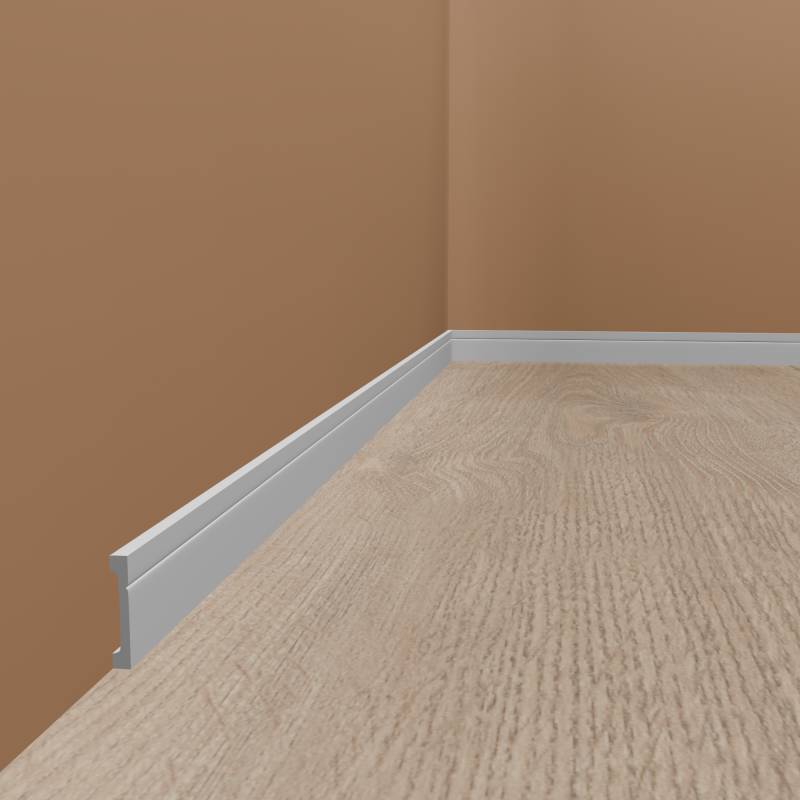 PROVISTON | Sockelleiste "NE356" | 15 x 110 x 2000 mm | Weiß | Fußleiste | Kabelkanal | Hochwertig PROVISTON | Sockelleiste "NE356" | 15 x 110 x 2000 mm | Weiß | Fußleiste | Kabelkanal | Hochwertig von PROVISTON