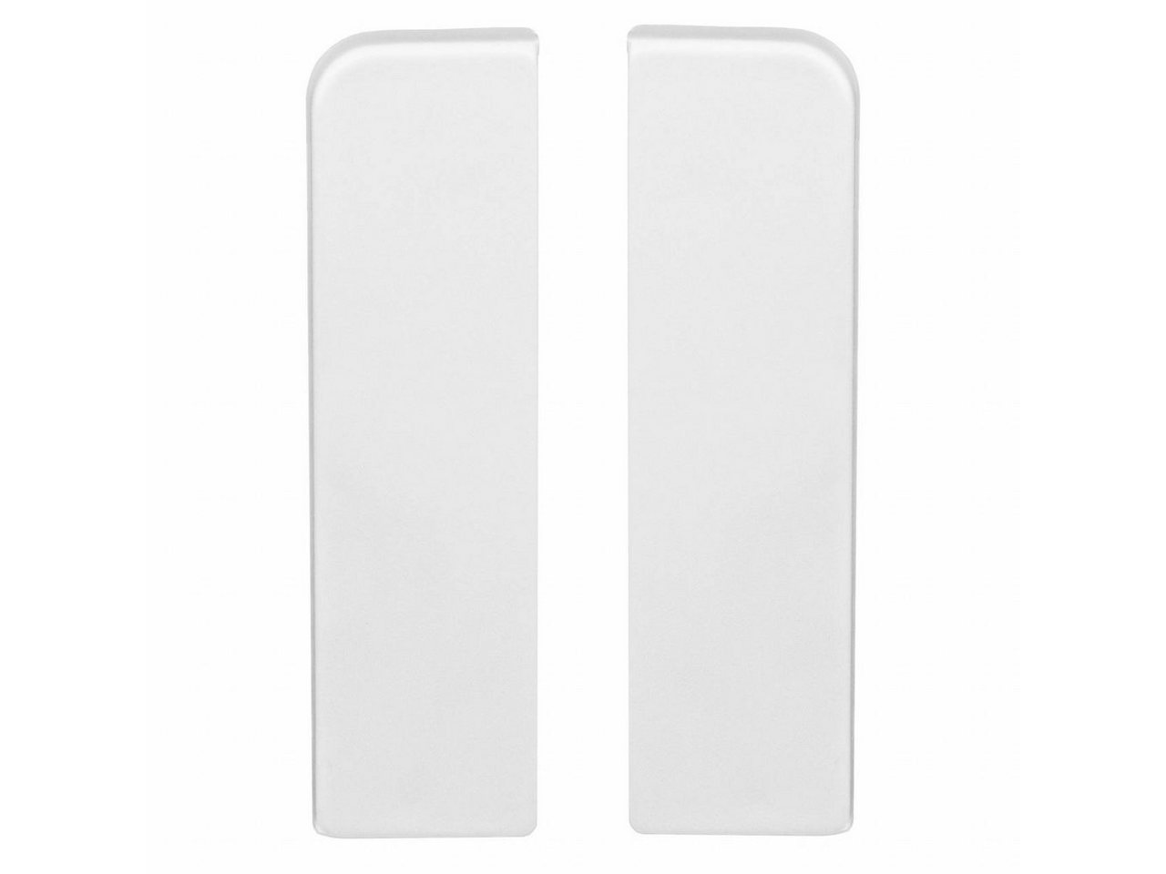 PROVISTON Sockelleisten-Endkappe Endkappen für MDF-Sockelleisten, 15 x 58 mm, Kunststoff, Weiß von PROVISTON