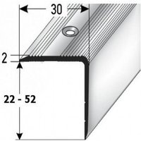Treppenkanten- & Winkelprofil Aluminium 30 x 52 x 1000 mm Bronze Dunkel - Proviston von PROVISTON