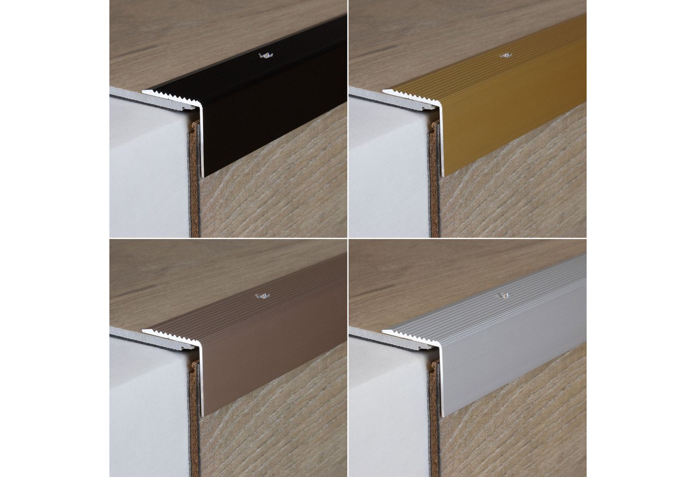 PROVISTON Treppenkantenprofil 30 x 30 x 2000 mm Winkel Alu eloxiert Dunkelgrau Gebohrt (1-St) PROVISTON Treppenkantenprofil 30 x 30 x 2000 mm Winkel Alu eloxiert Dunkelgrau Gebohrt (1-St) von PROVISTON