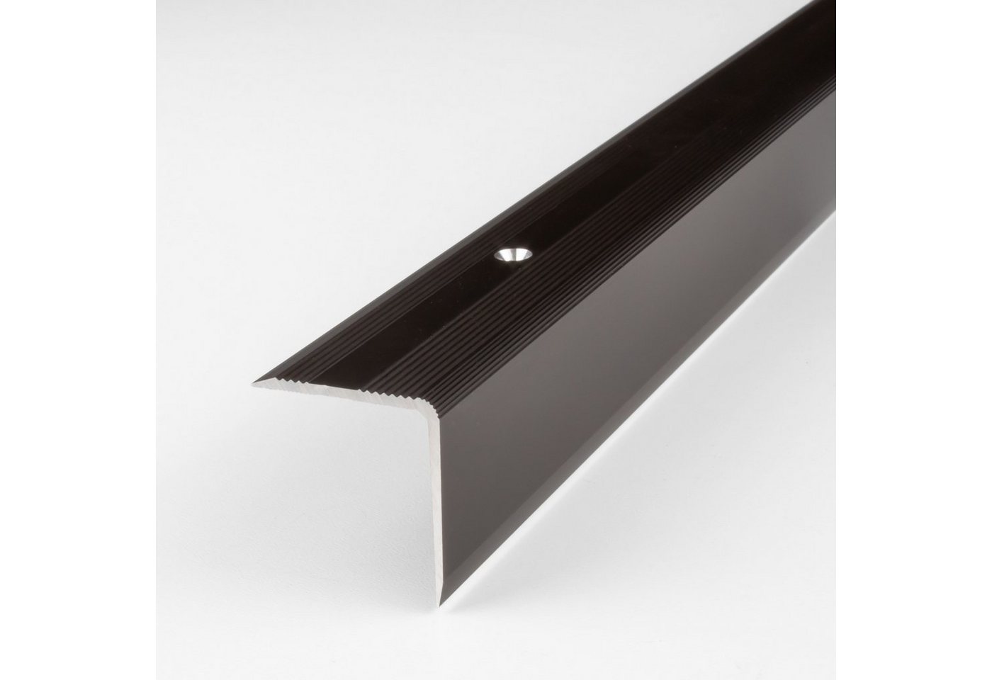 PROVISTON Treppenkantenprofil Aluminium, 30 x 32 x 2700 mm, Bronze Dunkel, Treppenkante Winkel von PROVISTON