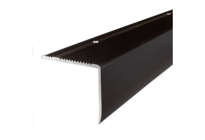 PROVISTON Treppenkantenprofil Aluminium, 69 x 55 x 1000 mm, Bronze Dunkel, Treppenkante Winkel (1-St) von PROVISTON