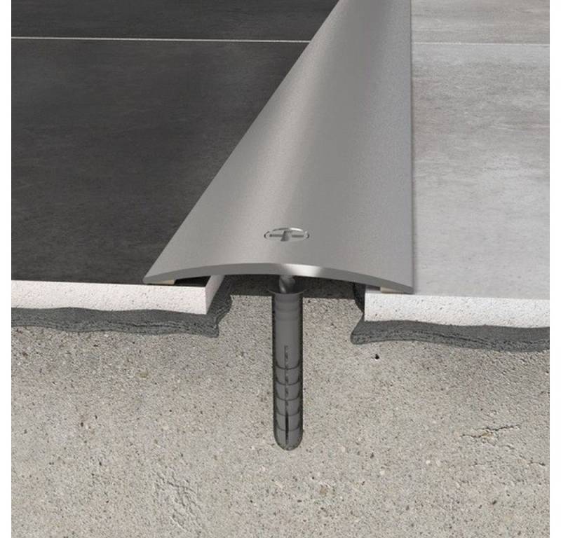 PROVISTON Übergangsprofil Aluminium, 30 x 3.12 x 930 mm, Silber, Übergangsschiene Bodenprofil (1-St) von PROVISTON
