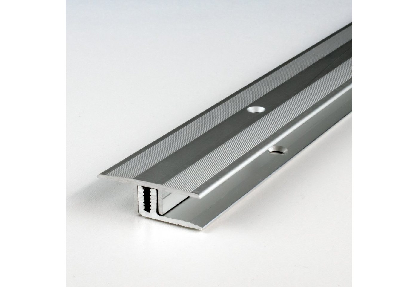PROVISTON Übergangsprofil Aluminium, 33 x 7 - 15 x 2700 mm, Silber, Übergangsprofil von PROVISTON
