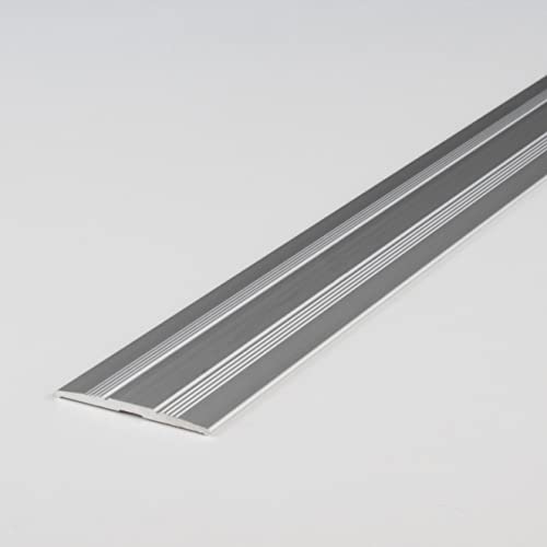 PROVISTON | Übergangsprofil | Aluminium eloxiert | Silber | Breite 27 mm | Höhe 1.7 mm | Länge 2700 mm | Selbstklebend | Übergangsschiene | Übergangsleiste | Bodenprofil | Abdeckleiste | 1 Stück PROVISTON | Übergangsprofil | Aluminium eloxiert | Silber | Breite 27 mm | Höhe 1.7 mm | Länge 2700 mm | Selbstklebend | Übergangsschiene | Übergangsleiste | Bodenprofil | Abdeckleiste | 1 Stück von PROVISTON