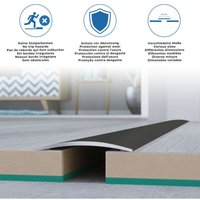 PROVISTON Übergangsprofil 1.8 x 38 x 1000 mm Übergangsschiene Übergangsleiste Bodenprofil Abdeckleiste Aluminium eloxiert Silber Selbstklebend PROVISTON Übergangsprofil 1.8 x 38 x 1000 mm Übergangsschiene Übergangsleiste Bodenprofil Abdeckleiste Aluminium eloxiert Silber Selbstklebend von PROVISTON