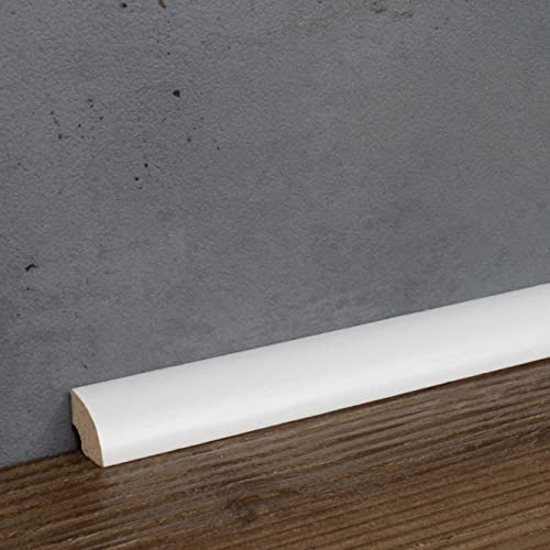 PROVISTON | Viertelstableiste | Elegantes Design | 12 x 12 x 2000 mm | Massivholz | Abachi Weiß | Stab Sockelleiste | 2 Meter PROVISTON | Viertelstableiste | Elegantes Design | 12 x 12 x 2000 mm | Massivholz | Abachi Weiß | Stab Sockelleiste | 2 Meter von PROVISTON