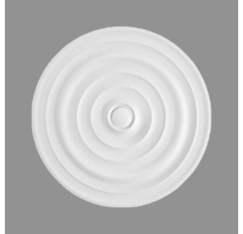 PROVISTON Wanddekoobjekt Stuckrosette, Polystyrol, Durchmesser 400 mm, Weiß von PROVISTON
