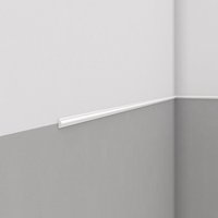 Zierleiste 10 x 22 x 2000 mm Wandleiste Polystyrol Weiß Wanddekoration - Proviston Zierleiste 10 x 22 x 2000 mm Wandleiste Polystyrol Weiß Wanddekoration - Proviston von PROVISTON