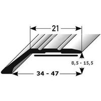 Proviston - Abschlussprofil Aluminium eloxiert Bronze Dunkel Breite 34 mm Höhe 8.5 mm Länge 1000 mm Selbstklebend Einfassprofil Einschubprofil Proviston - Abschlussprofil Aluminium eloxiert Bronze Dunkel Breite 34 mm Höhe 8.5 mm Länge 1000 mm Selbstklebend Einfassprofil Einschubprofil von PROVISTON